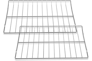 Allstare 2 Pcs DG75-01001C Oven Rack Replacement for Samsung Stove Oven Parts DG75-01001D NX58H5600SS Rack-Flat for Samsung Range Oven Parts 24 3/4’’ x 16 1/2’’ 304 Stainless Steel Oven Rack