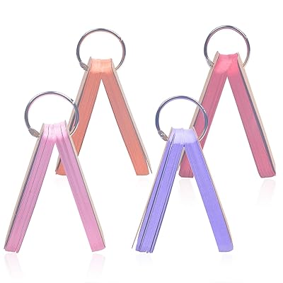 Rancco 200 Pcs Flash Card w 4 Binder Rings, 9x5.5cm Kuwait | Ubuy