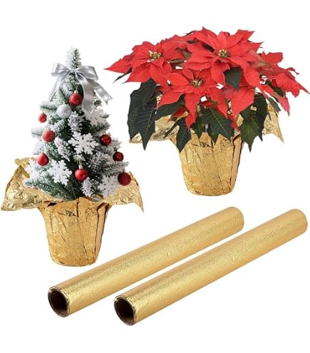 Amazon.com: Premium Floral Foil Wrapping Paper - 20 Inches By 10 Yards  (Cardinal Red) : Health & Household