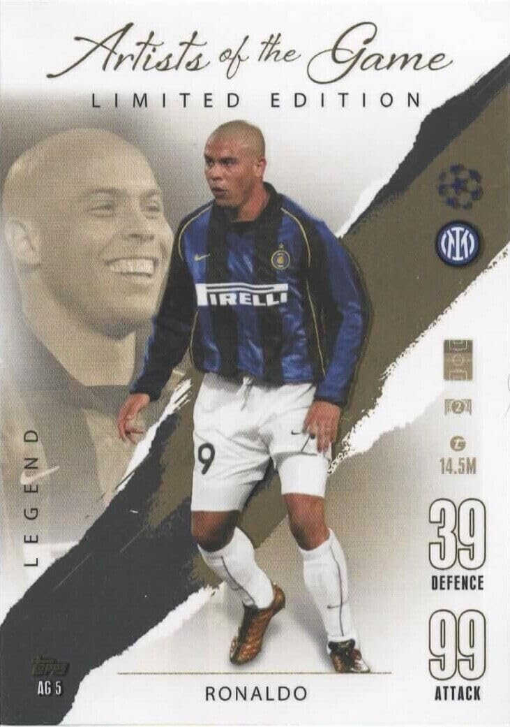 Topps Match Attax 2023 2024 Ronaldo Artists of the Game Limited Edition Card