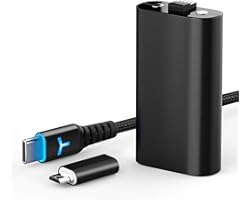 Rechargeable Controller Battery Pack for Xbox Series X|S and Xbox One with 10FT USB C Charging Cable and Micro USB Adapter 6a