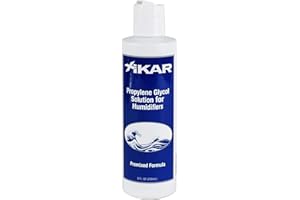Xikar Humidor Solution - Premium Pre-Mixed Propylene Glycol for 70% Relative Humidity Maintenance for Reliable Humidification, 8 Fl Oz