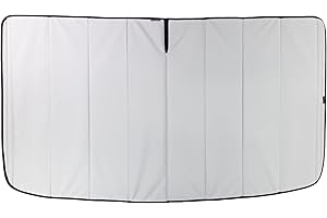 VanEssential Insulated Blackout Front Windshield Cover Designed for RAM Promaster Van Years 2014 to Current Model - Cool Gray