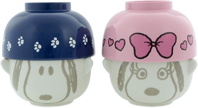 Amazon Co Jp Peanuts 汁椀 茶碗セットペア スヌーピー ベル S おもちゃ