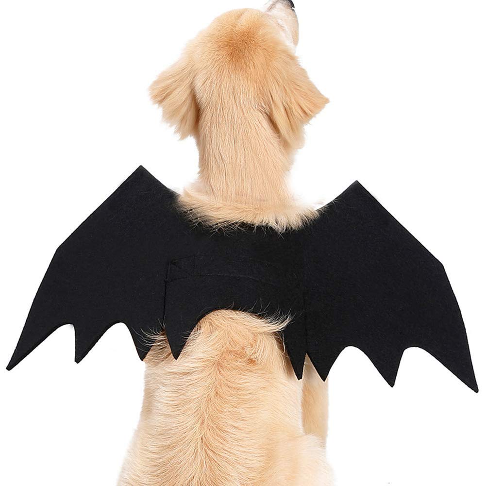 Halloween Pets Costume Dcecorations for Puppy Cat Dogs Hats Bat Wings (Large Bat Wings(suit for large dogs))