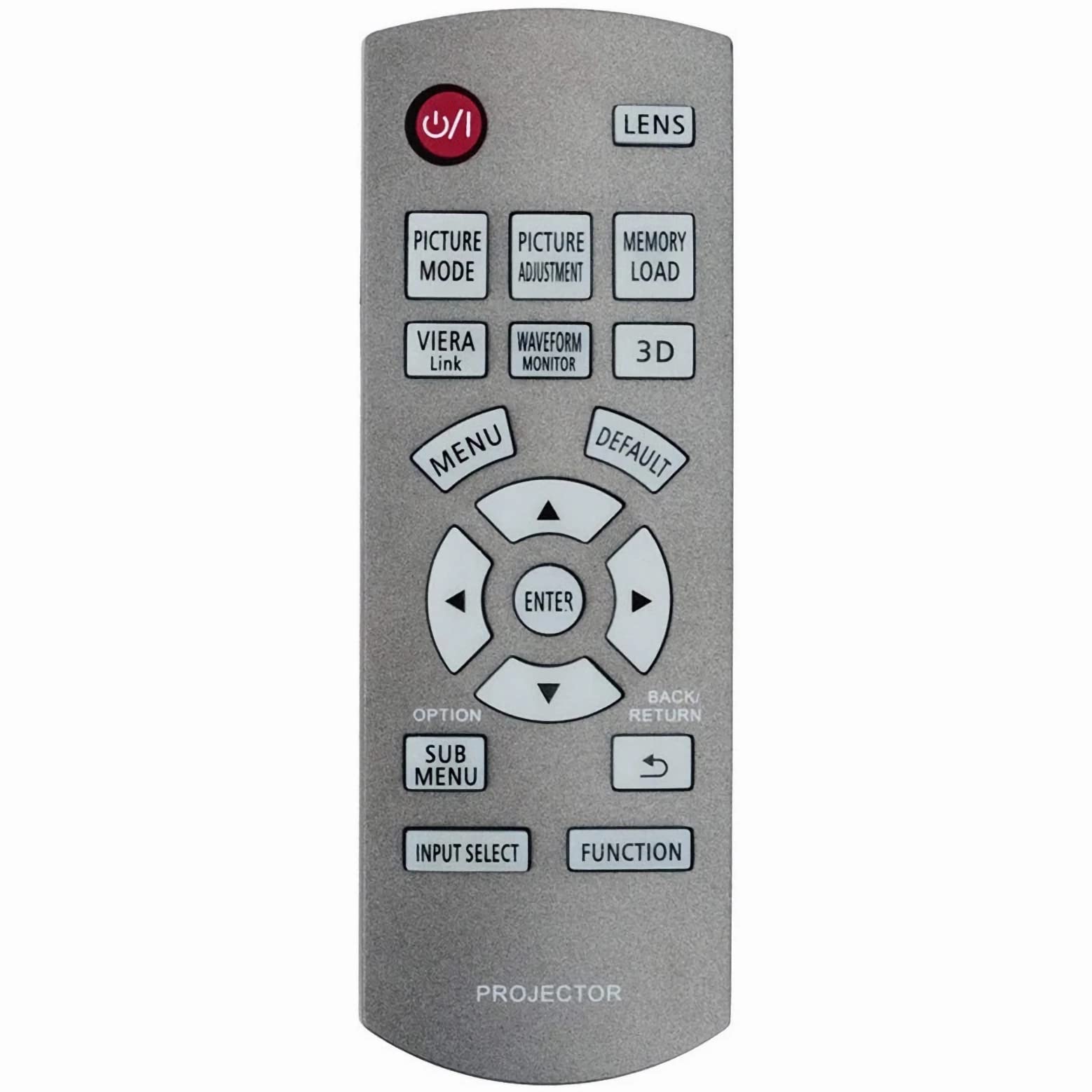 Leankle Remote Controller N2QAYB000680 for Projectors Panasonic PT-AE4000U, PT-AE7000U, PT-AE8000U, PT-AT5000E, PT-AT6000E