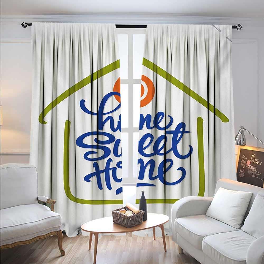 Amazon Com Blountdecor Home Sweet Homeblackout Drapeshand