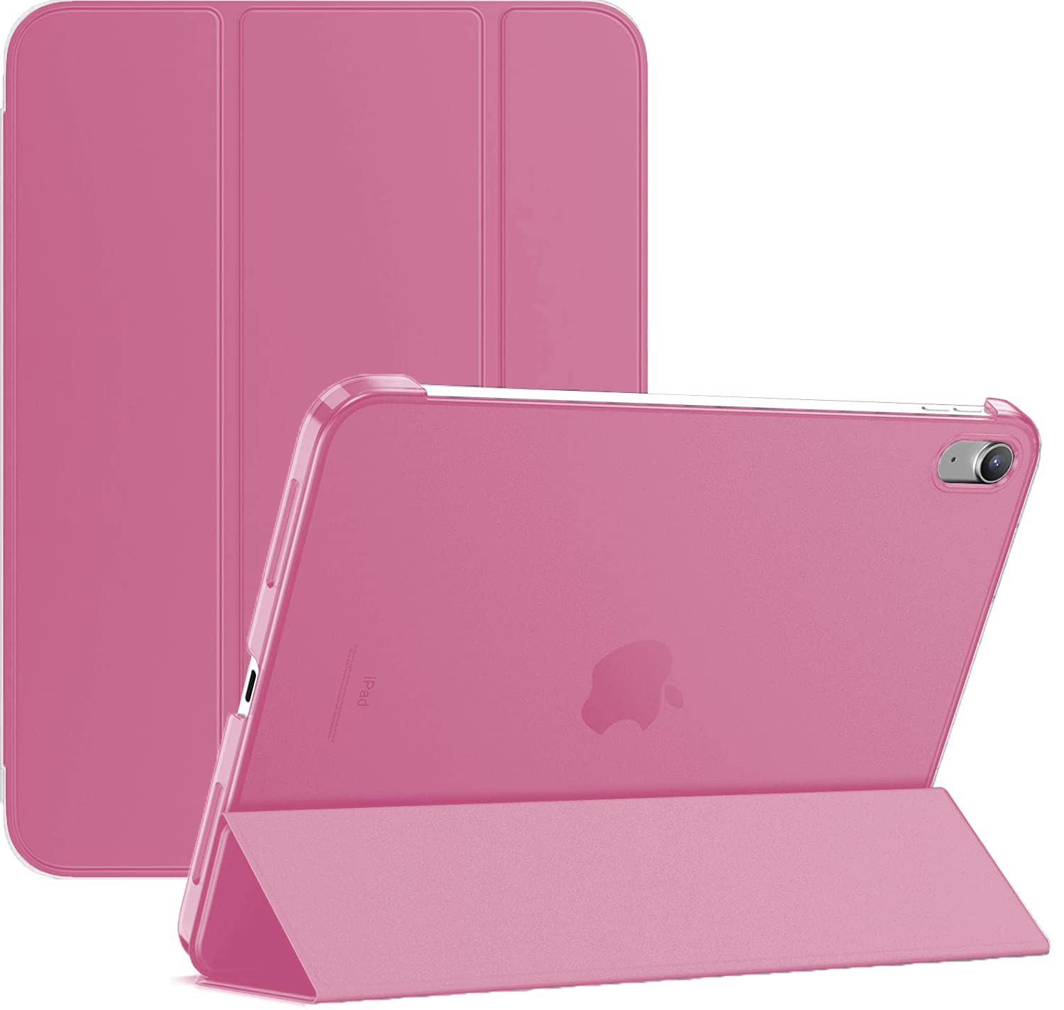 Smart Case for iPad Mini 6 (2021) & Mini 7 / A17 Pro (2024) 8.3-inch – Magnetic Sleep/Wake Stand Cover (Pink)