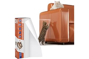 Sticks Securely, Comes Off Clean – Stop Cat Scratches, No Residue! Cat Scratch Furniture Protector from Cats Scratching, Couc