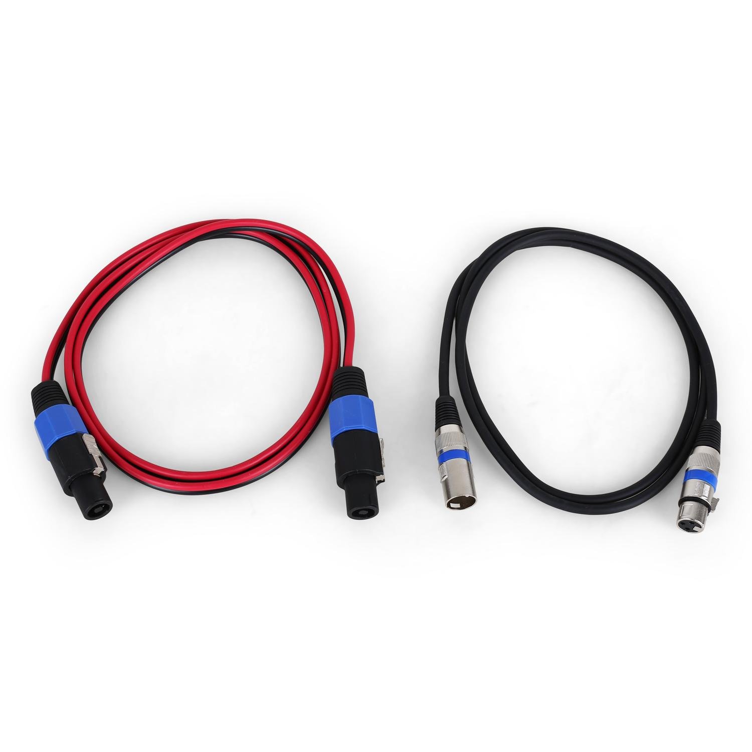 AUNA PA Cable 1xXLR 1.5m cable & 1xPA 1.4m cable