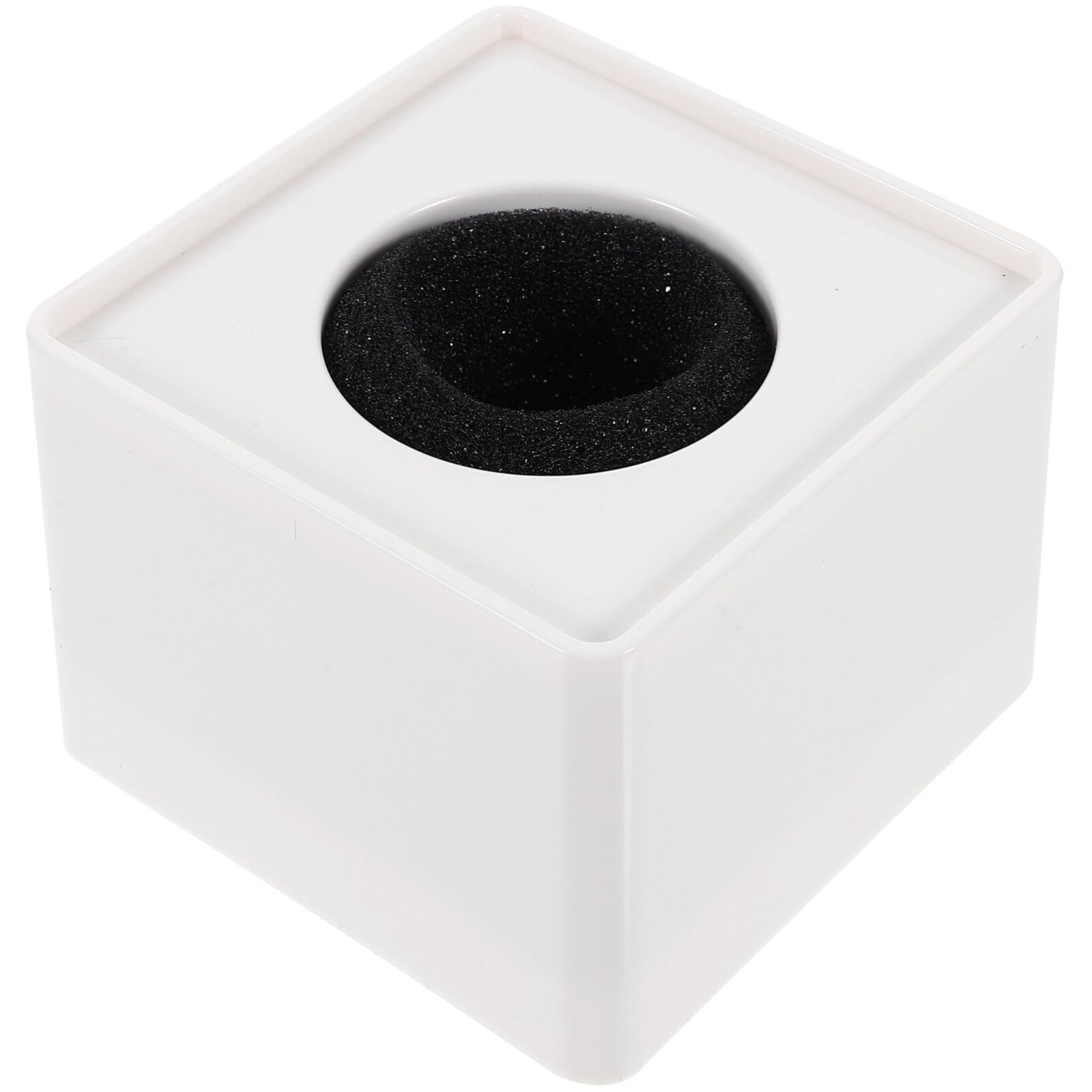 IMIKEYA Square Microphone flag news Reporter Interview Mic prop Portable White Microphone Station Logo for KTV Host Meeting