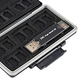 JJC 25-Slot Water-Resistant Memory Card Case with USB 3.0 Reader view 8