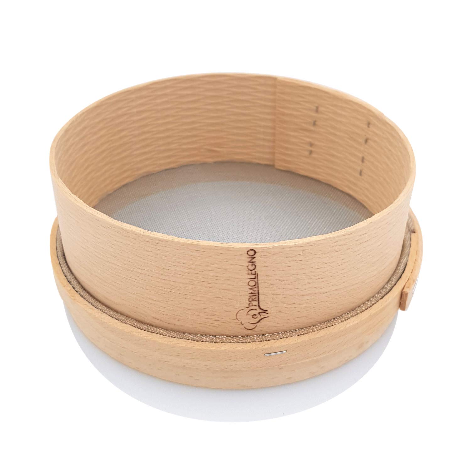 Primolegno 20 CM CERTIFIED SOLID WOOD SIEVE FINE MESH SUGAR FLOUR, THE BEST