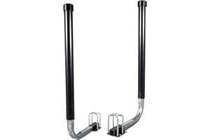 Yorovent Boat Trailer Guides 40”/48” Height Adjustable, Rustproof Galvanized Steel Boat Trailer Guides Poles Kits with PVC Pipes,for Ski Boat, Fishing Boat, Sailboat Trailer