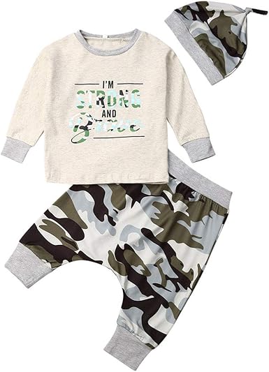 newborn baby camo clothes