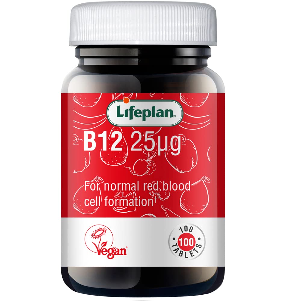 Lifeplan Vitamin B12 25 ug 100 Tablets