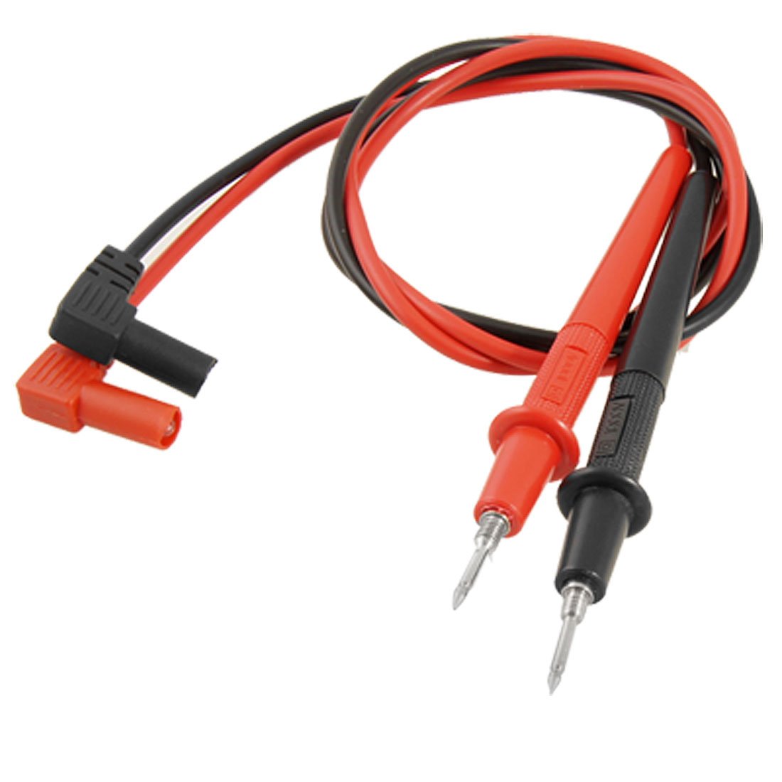 Sourcingmap 80cm Length Female Laboratory Multimeter Test Lead Probe Without Cover Wire Cable with Thread 2Pcs