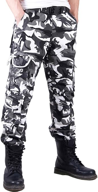 white military cargo pants