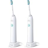 Philips Sonicare Dailyclean Rechargeable Electric Toothbrush, 2 Count
