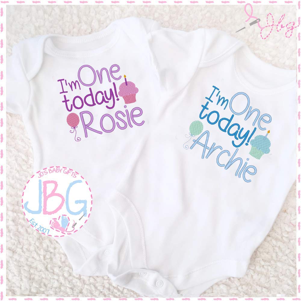 1st birthday baby vest