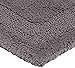Pinzon Luxury Reversible Cotton Bath Mat - 30 x 50 inch, Platinum