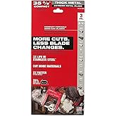 for Milwaukee 48-39-0609 35-3/8" 8-10 TPI Extreme Thick Metal Bandsaw Blades 3PK