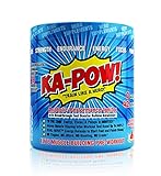 PREWORKOUT TESTOSTERONE BOOSTER - KA-POW! The Fastest Hitting ANABOLIC PRE WORKOUT SUPPLEMENT - Works in Minutes to Deliver Powerful Androgenic Triggers, Nitro Pump Precursors, and Dual Wave Energy