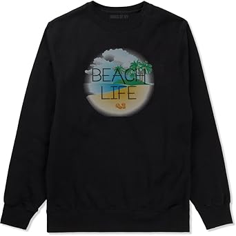 beach crewneck sweatshirt
