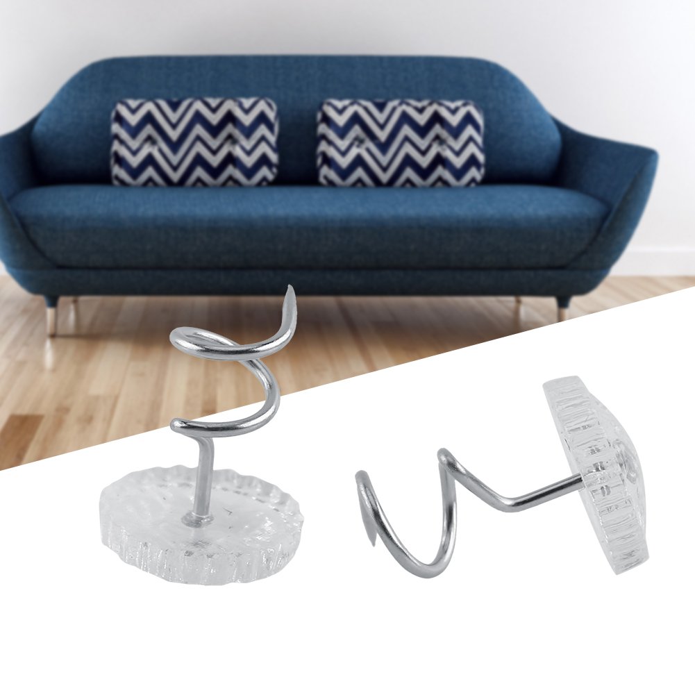 Upholstery Twist Pins for Furniture Repair, DIY Couch Sofa Headliner Drapery Craft, 30/50 Pieces