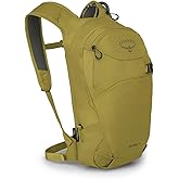 Osprey Glade 12L Ski and Snowboard Backpack with Hydraulics Water Reservoir, Babylonica Yellow
