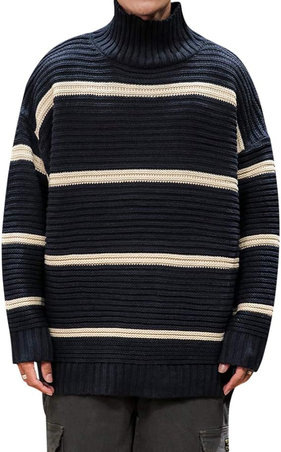 Amazon Fomansh セーター メンズ 長袖 タートルネック カジュアル 大きいサイズ ニットセーター 冬 セーター 通販