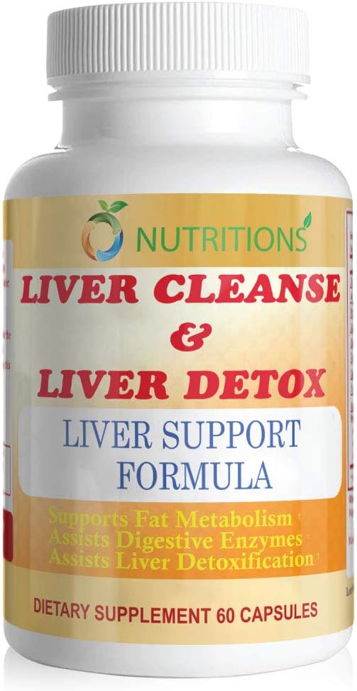 Advanced Liver Cleanse & Detox Supplement to Support Healthy Liver Function and Regenerate Liver Tissue Natural Herbal Supplements with Artichoke, Zinc,Milk Thistle, Dandelion and Chicory Roots