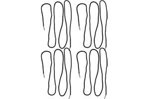 GAROZATION 2 Pairs Black Cotton Drawstrings for Hoodies Pants and Boots, 160cm Extra Long No Tie Shoelaces