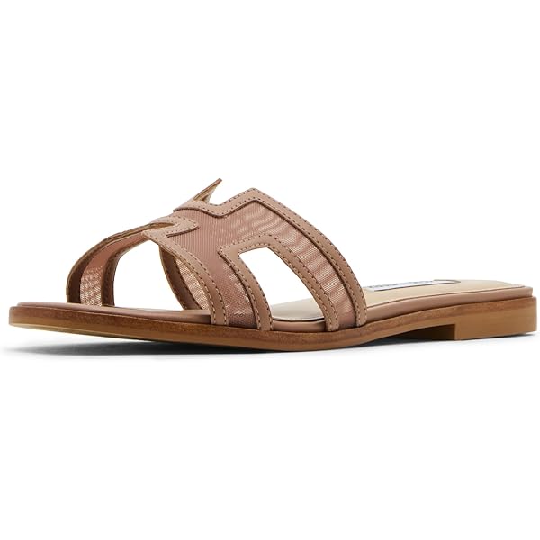 Amazon.com | Steve Madden Women's Lumina Slide Sandal, Brown