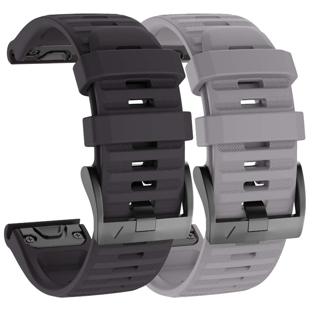 ISABAKE Watch Strap for Fenix 7X / 6X / 5X, 26mm QuickFit Replacement Band for Garmin Enduro, Fenix 3, Tactix Bravo