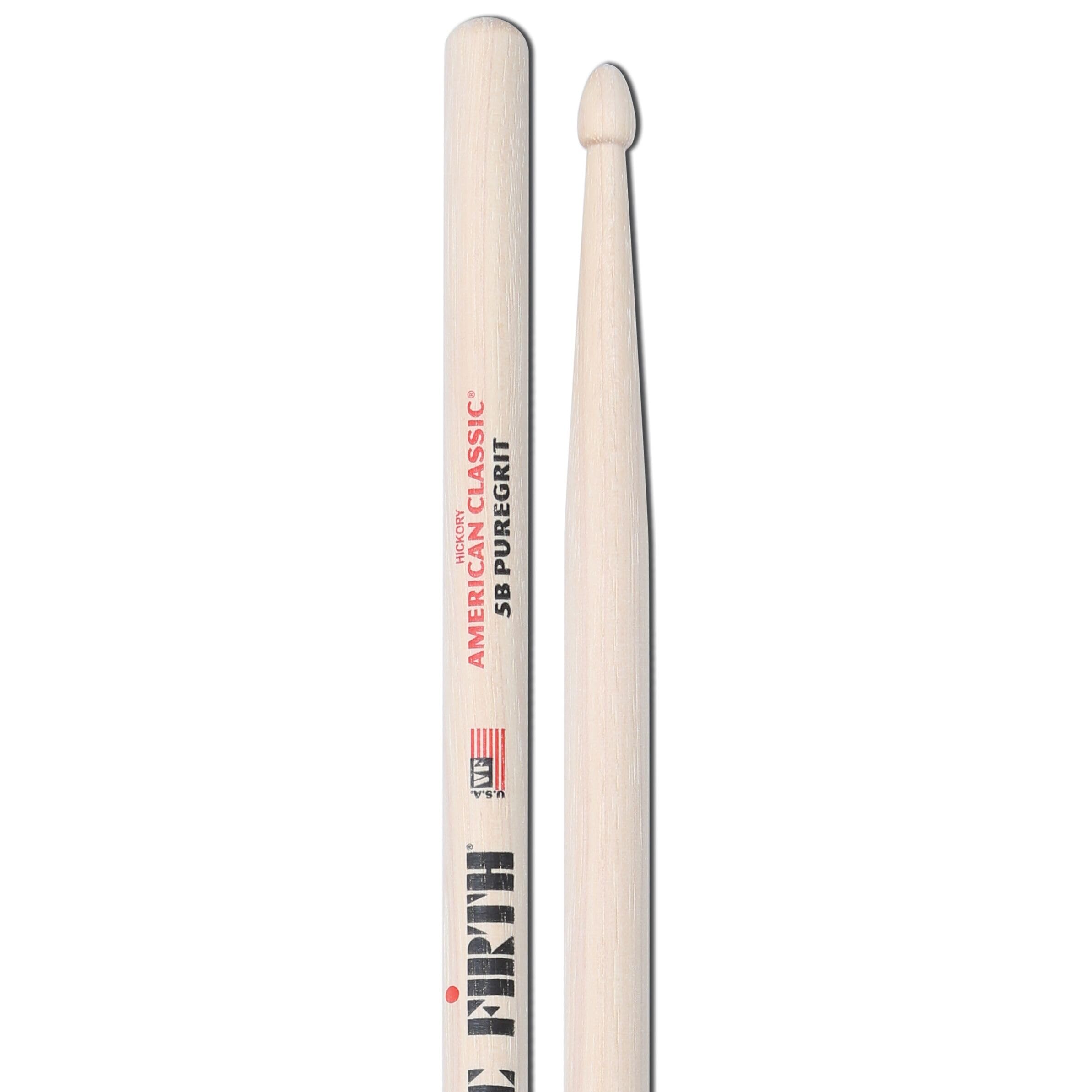 Vic FIrth - American Classic® Drumsticks 5BPG PureGrit - American Hickory - Wood Tip — image 1