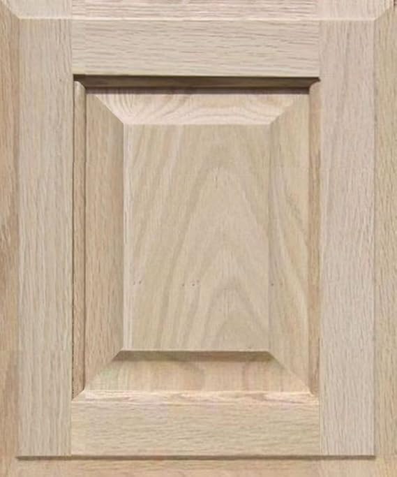 Unfinished Oak Door, Square with Raised Panel by Kendor 12H x