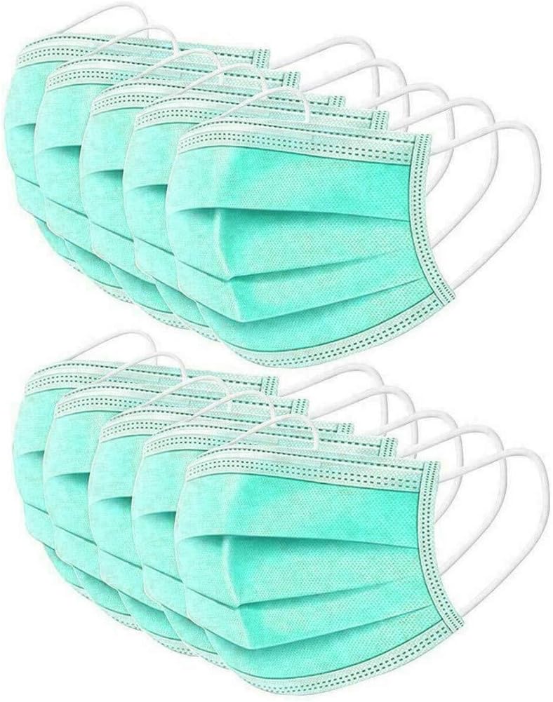 Time COVER Disposable Safety Face Dust-proof 𝐌𝐀𝐒𝐊 with 3 Layers Protection Filters, Protect Yourself from Dust, Ideal for Medical, Construction Workers