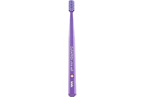 Curaprox CS Kids Toothbrush– for Children Aged 4–12 | Ultra-Soft Gentle Cleaning | 5,500 Curen® filaments | Single Pack | Purple