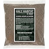 Hale Habitat &amp; Seed Perennial Clover, Alfalfa, &amp; Chicory Food Plot Seed Mix &ndash; Deer Attractant &amp; Wildlife Forage Blend &ndash; High Protein Year-Round Plot &ndash; Covers Up to 1/2 Acre