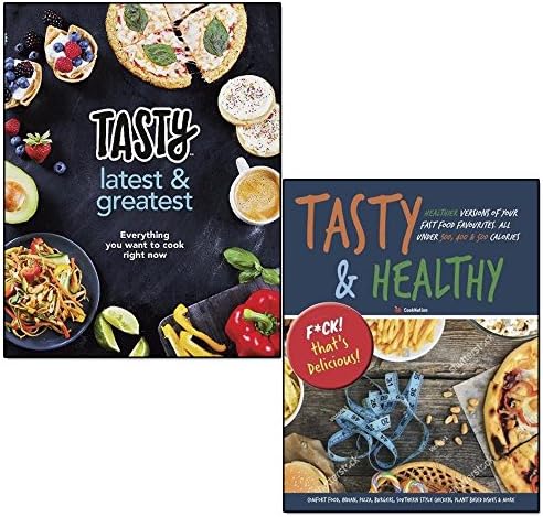 tasty latest and greatest everything you want to cook right now [hardcover] and tasty & healthy f*ck that's delicious 2 books collection set