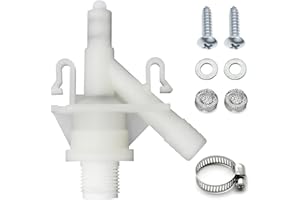 BUWTIQ Upgrade RV Water Valve Repair Kit for Pedal Flush Toilets, Compatible with Sealand Dometic 300, 301, 310, 311, 320, 321, Freeze-Resistant Materials, Replacement Number 385311641