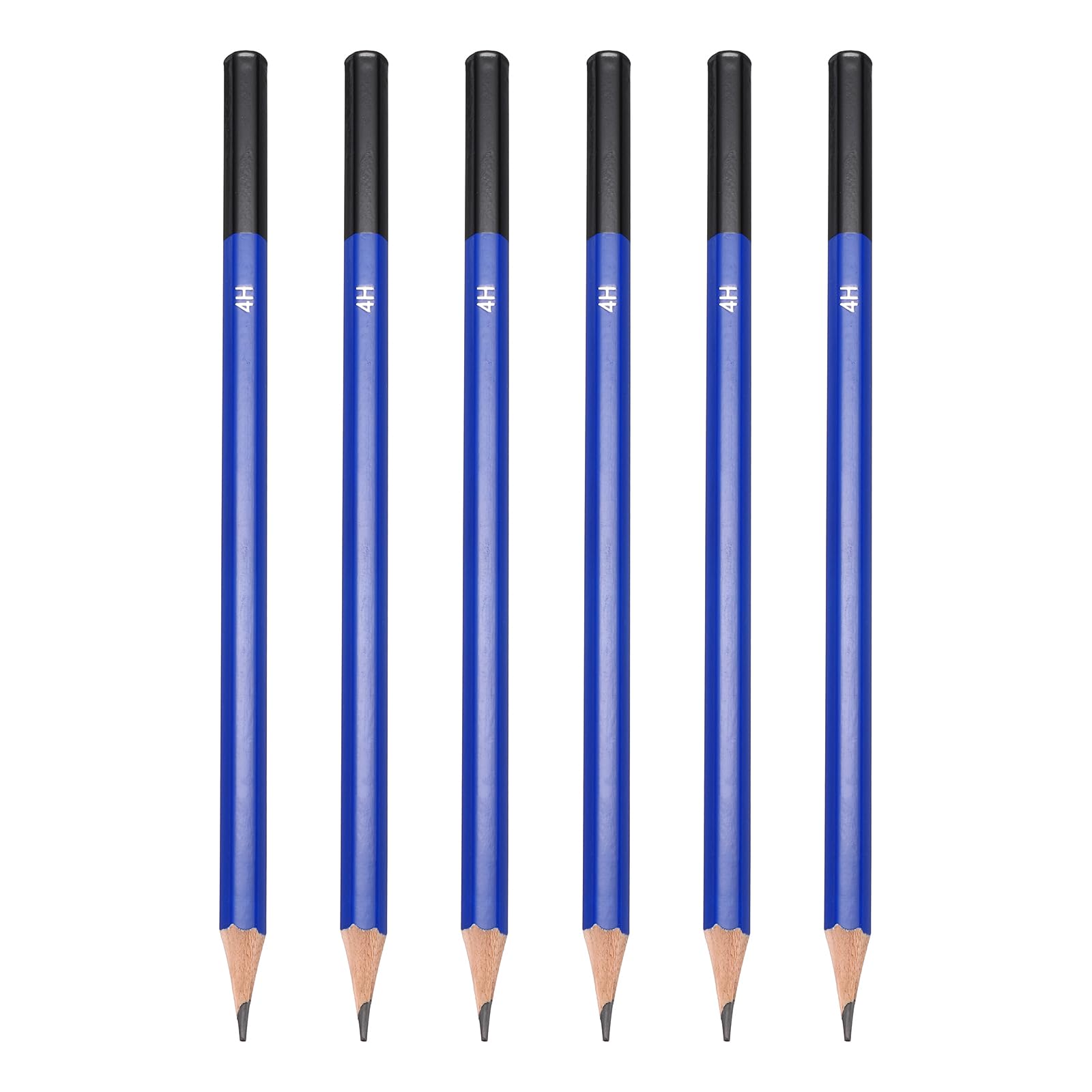 PATIKIL 4H Drawing Pencils for Sketching, 6PCS Sketch Pencils for Drawing Art Pencils Graphite Wood Pre-sharpened for Drawing Sketching Artists, 4H Pencils