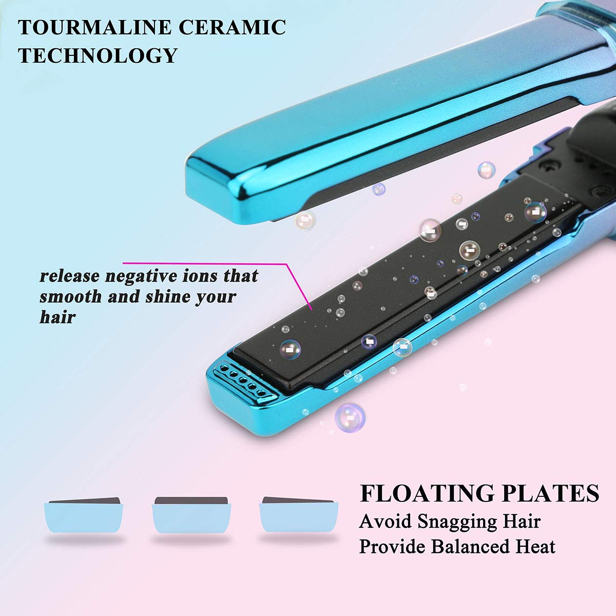 gggdd cordless hair straightener