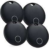 Bestray Air Tracker Tags-4 Pack, Smart Bluetooth Tracker Works with Apple Find My (iOS Only), Item Finder Locator for Keys, Luggage, Backpack, IP67 Waterproof