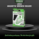 SWANLAKE 2-Pack Magnetic Wrench Organizer Rack 24 Wrenches Metric SAE Compact view 8