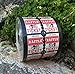 Raffle Tickets Double Roll - 1000 Roll of Double Sided Tickets for Raffle with Name and Address Space - White Raffle Tickets for Events - Carnival Raffle Tix - Raffle Ticket Rolls (Matte RED & Black)
