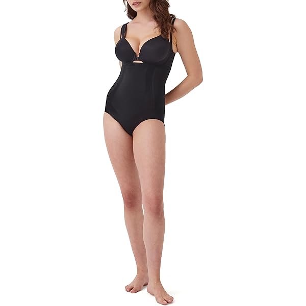 Spanx Thinstincts Targeted Open-Bust Shapesuit Body Modellante Donna - Senza Cuciture Per Pancia Piatta E Vita Sottile - Abbinabile A Qualsiasi Reggiseno