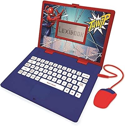 Lexibook Spider-Man Educational Bilingual Laptop German English 124 Activities