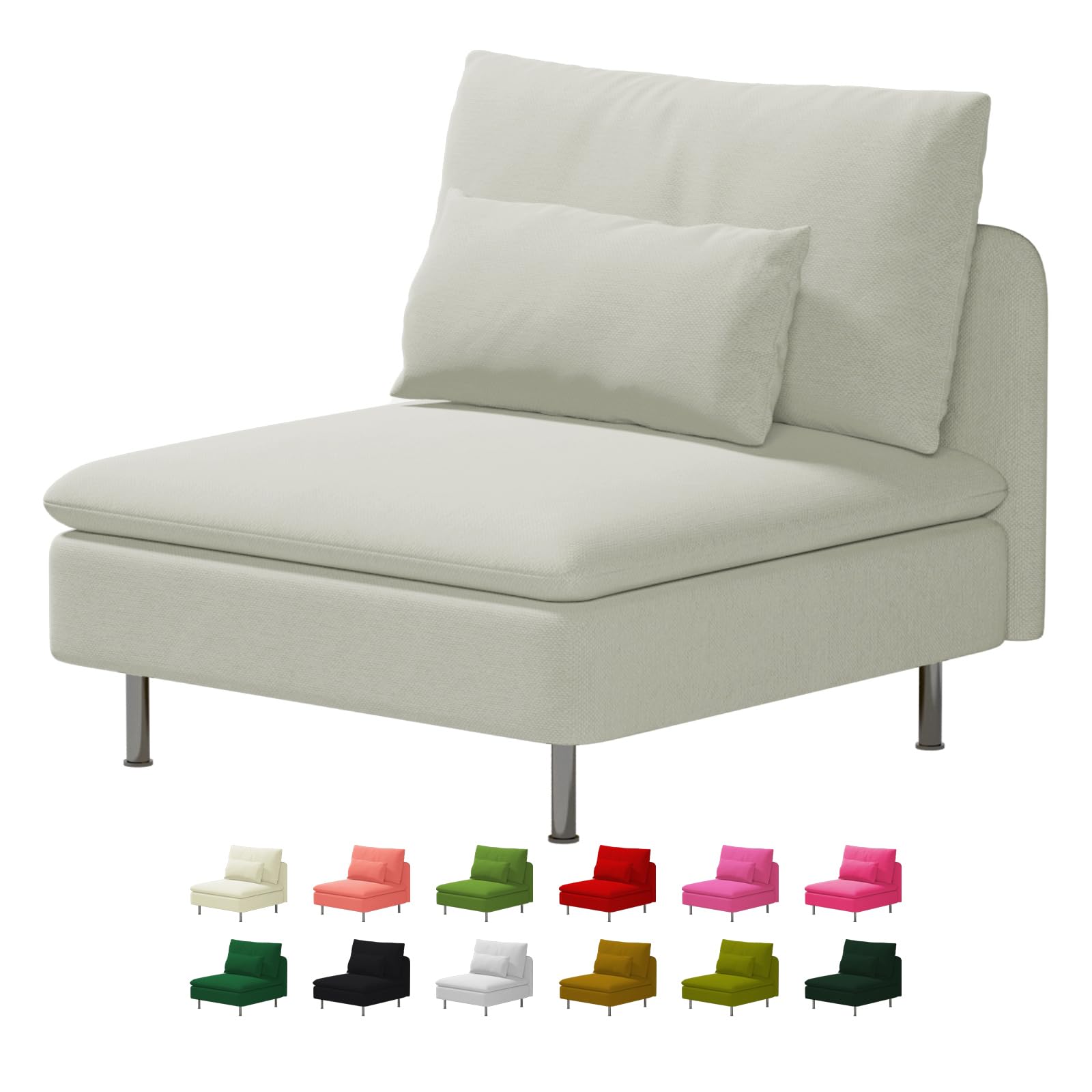 Custom Made Soderhamn 1 Seater Sofa Velvet